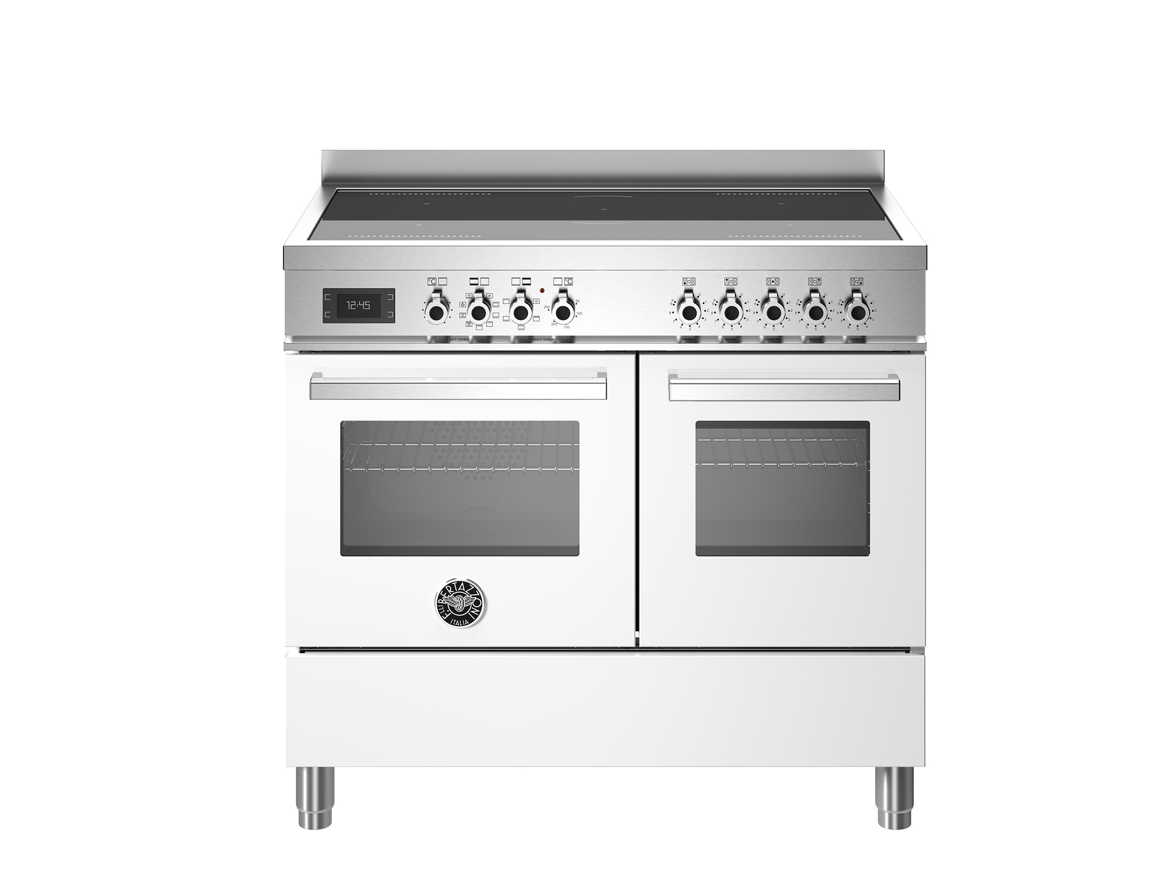 Bertazzoni 100 cm induction top electric double oven Professional Series-Bianco (White)