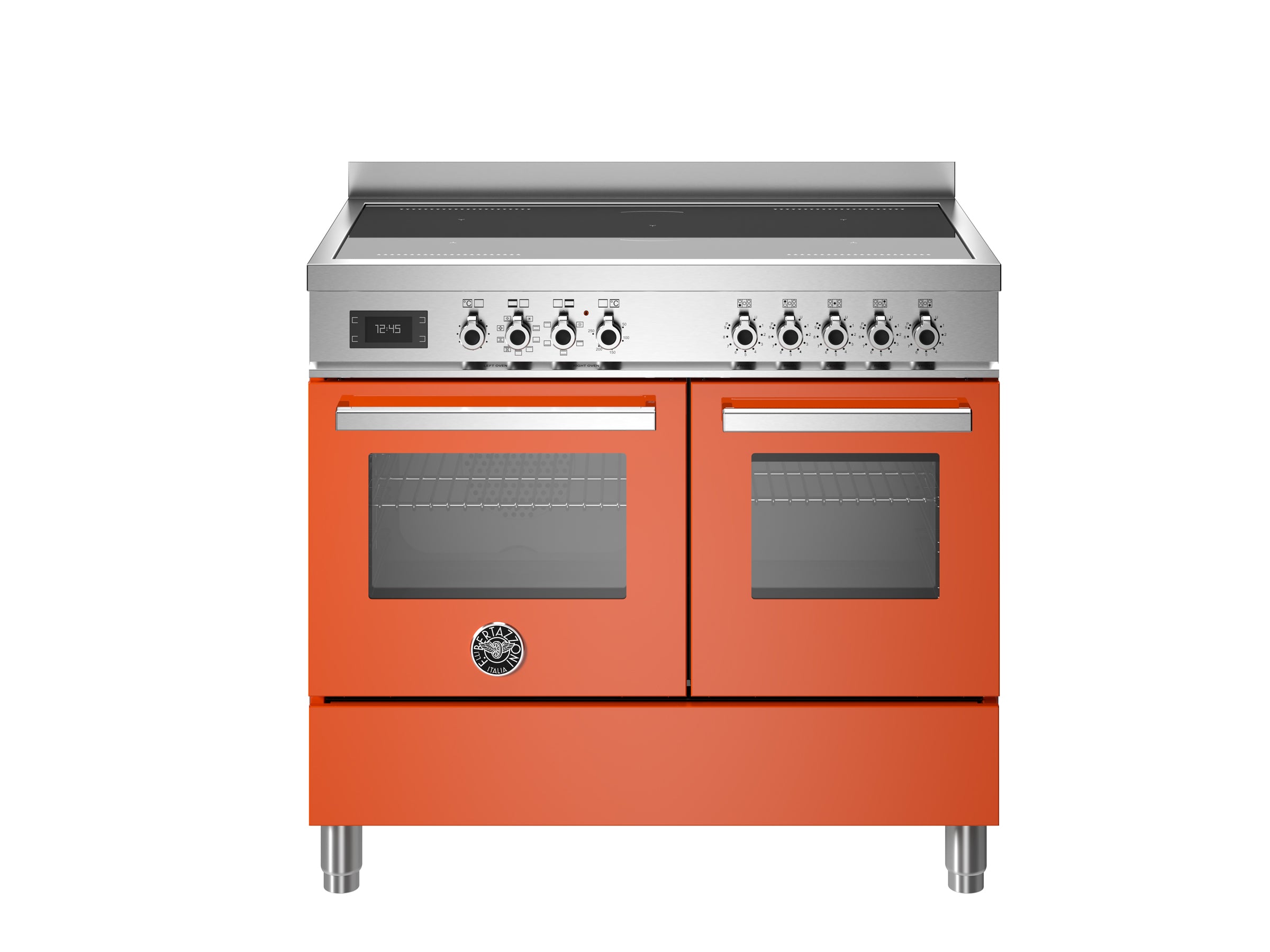 Bertazzoni 100 cm induction top electric double oven Professional Series-Aranico (Orange)