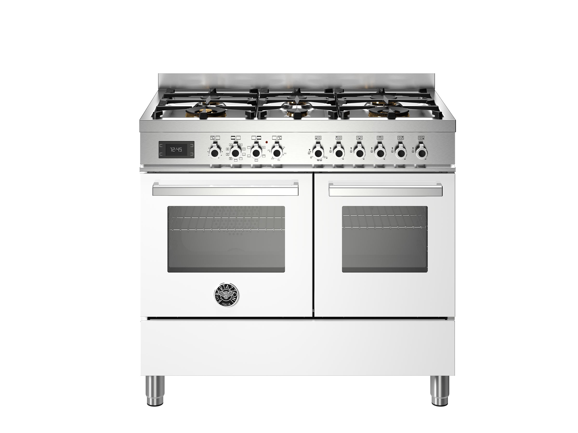 Bertazzoni 100 cm 6-burner electric double oven Professional Series-Bianco (White)