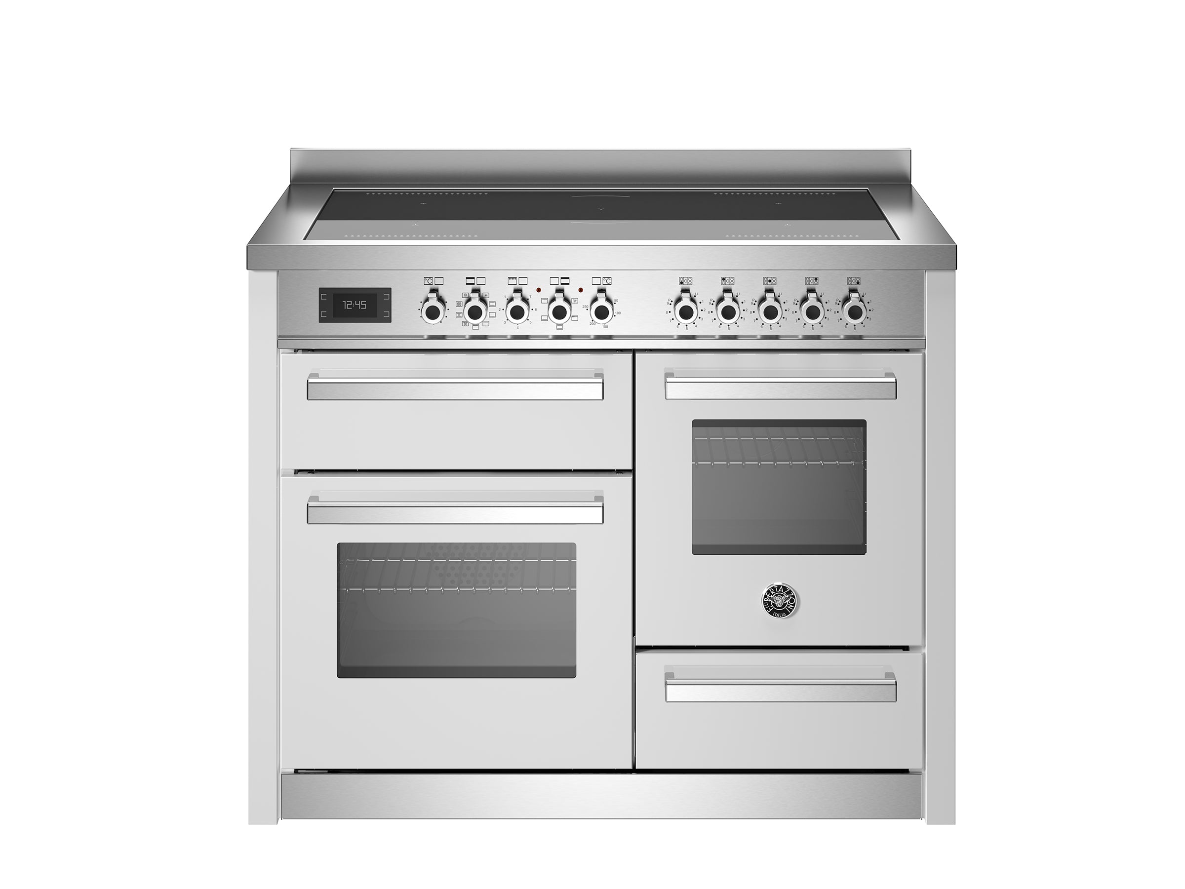 Bertazzoni 110 cm induction top electric triple oven Professional Series-Bianco (White)