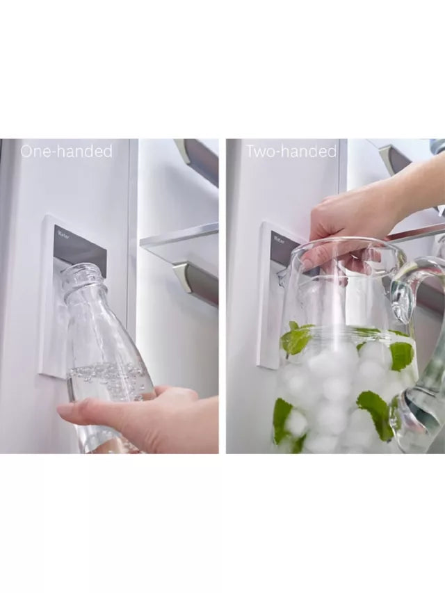 Bosch KFF96PIEP Series 8, French door bottom freezer, multi door, 183 x 90.5 cm, Stainless steel (with anti-fingerprint)