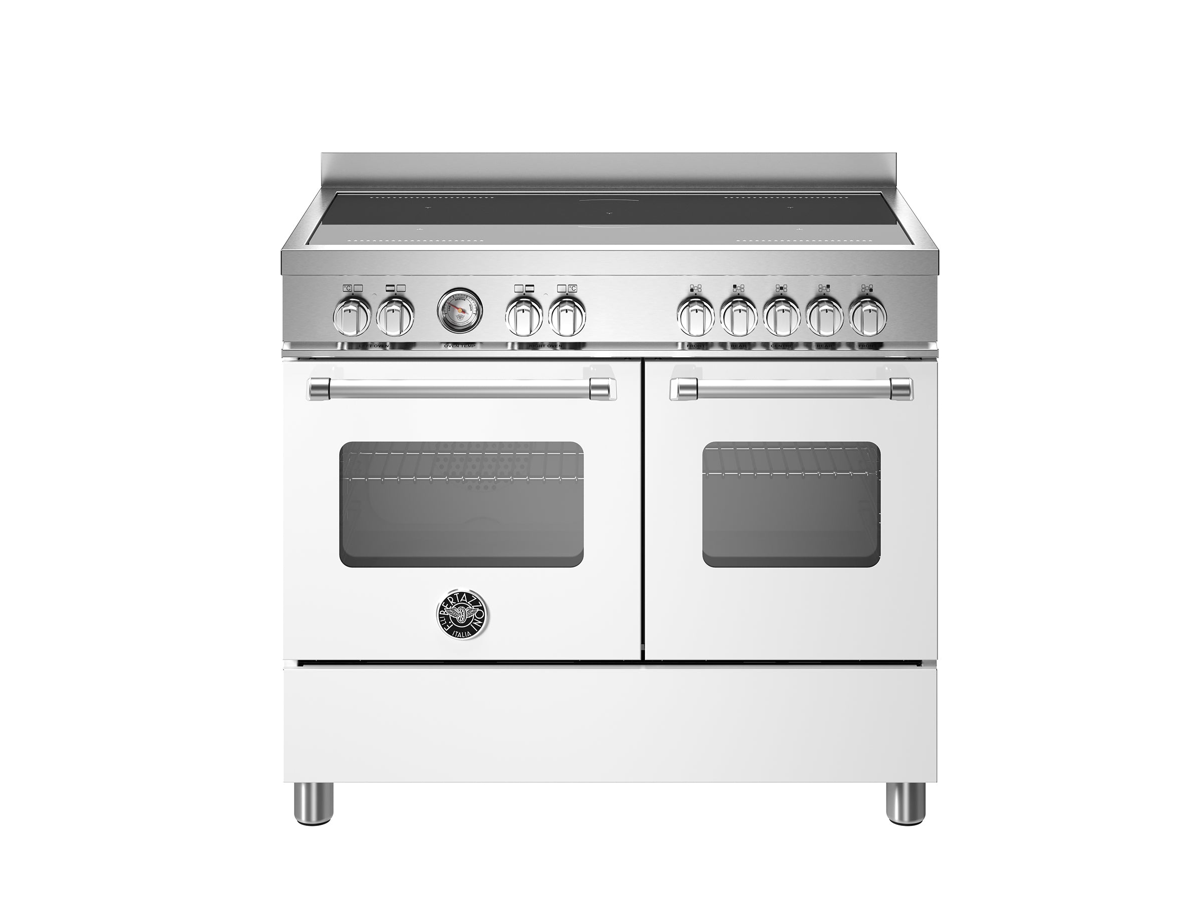 Bertazzoni 100 cm induction top electric double oven Master Series-Bianco (White)