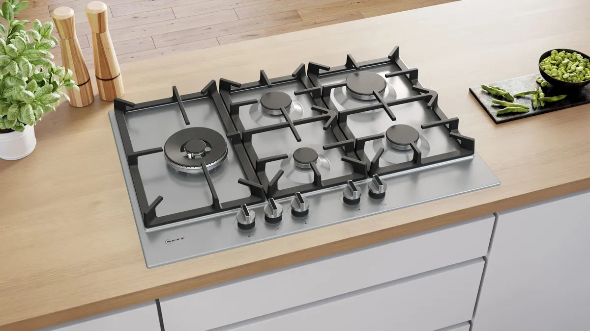 NEFF T27CIS8N0 N70 Gas hob 75 cm Stainless steel