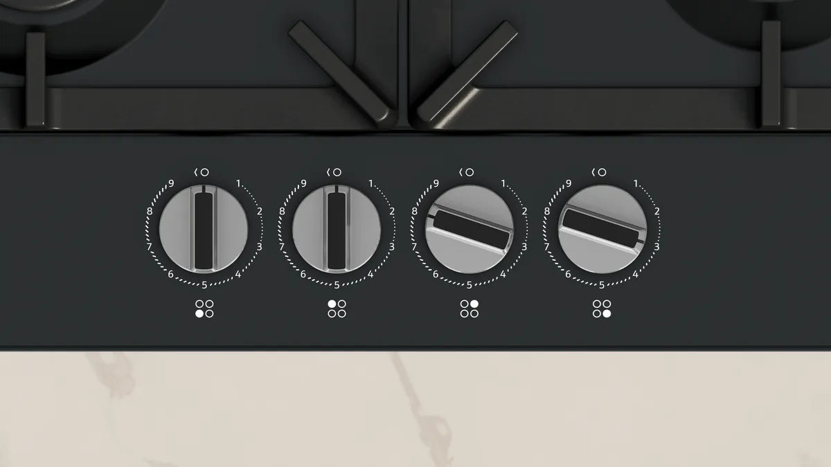 NEFF T26CIP8S0 N70 Gas hob 60 cm Enamel-Black