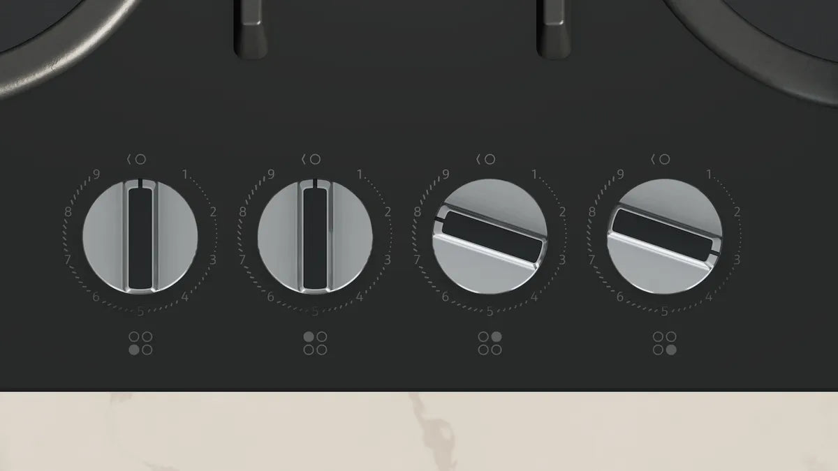 NEFF T26PIP4S0 N70 Gas hob 60 cm Tempered glass-Black