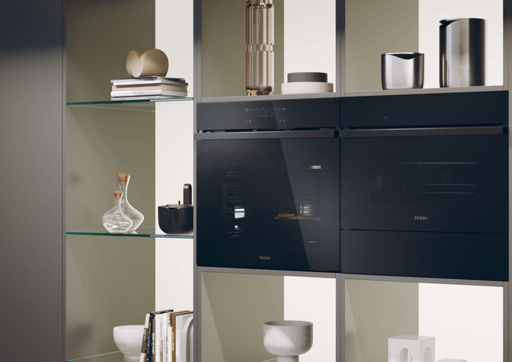 Haier H6 ID66C3HTB1 60cm Series 6 Multi-Function Wi-Fi Oven AIRFRY- Black