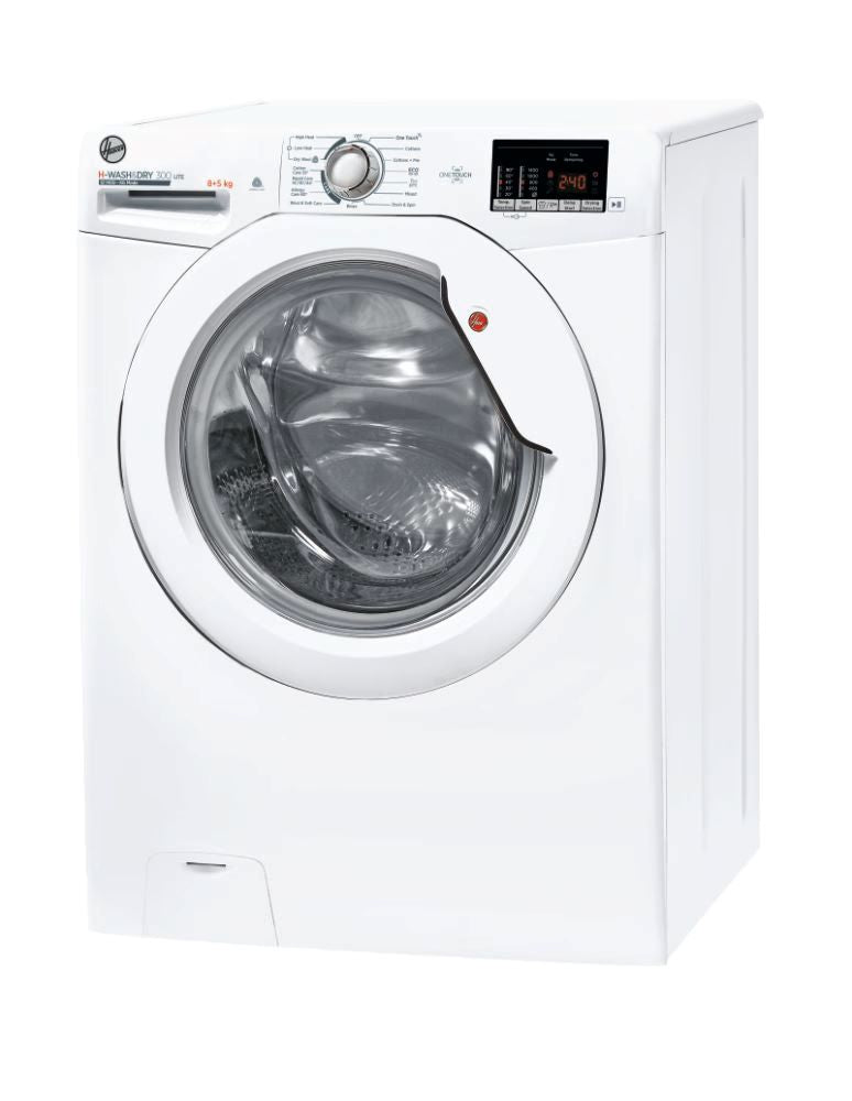 Clearance Hoover H3D4852DE/1-80 Freestanding Washer dryer 8/5kg 1400rpm-White