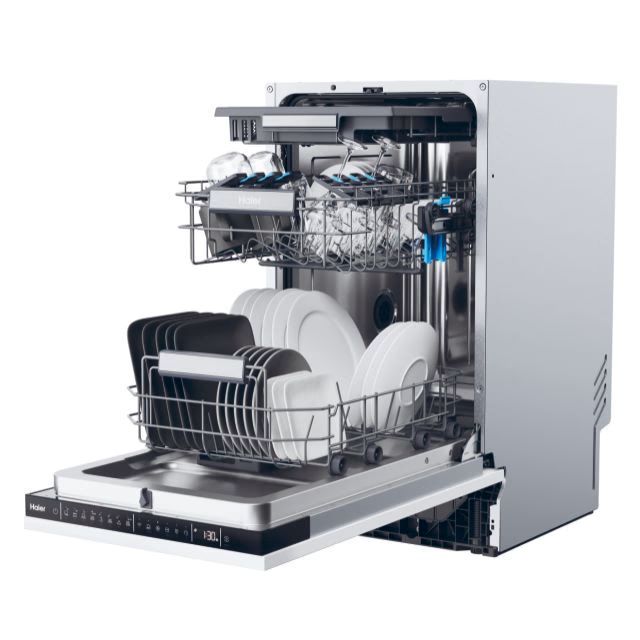 Clearance Haier XI1C3TB2FB-80 Fully Integrated 11 Place Setting Dishwasher