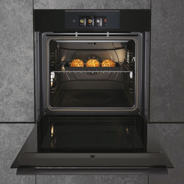Clearance Haier HWO60SM6T9BH I-Touch Series 6 Multifunction Oven with Pyrolytic self cleaning Black