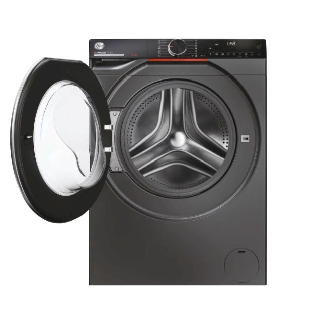 Clearance Hoover H7W412MBCR-80 Freestanding 12kg 1400rpm Washing Machine-Anthracite