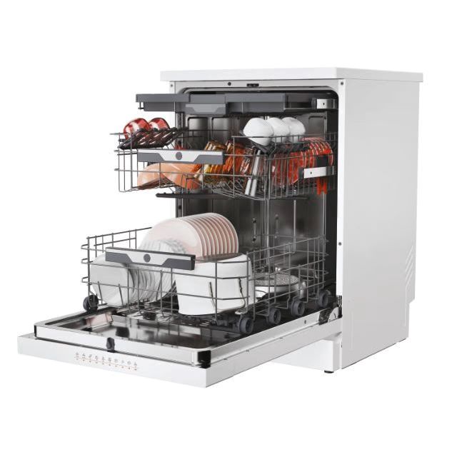 Clearance Hoover HF 6B4S1PW-80 Freestanding 16 Place Setting Dishwasher-White