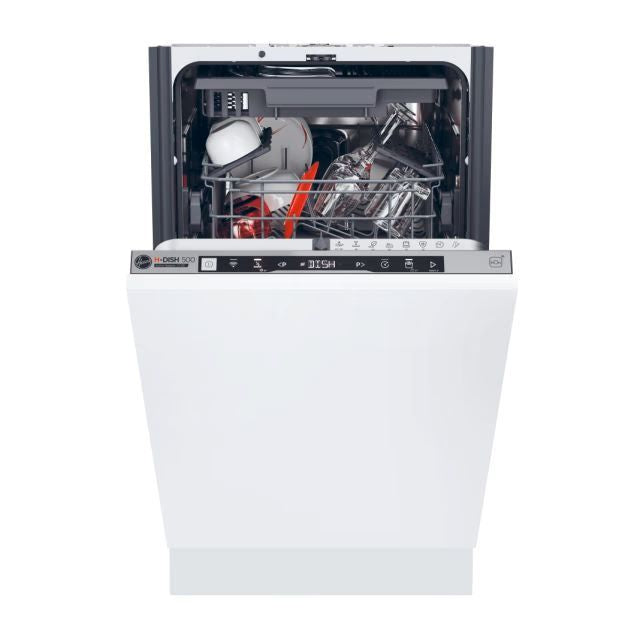Clearance Hoover HI1C5SB1FS-80 Slim 11 Place Settings Built-in Dishwasher