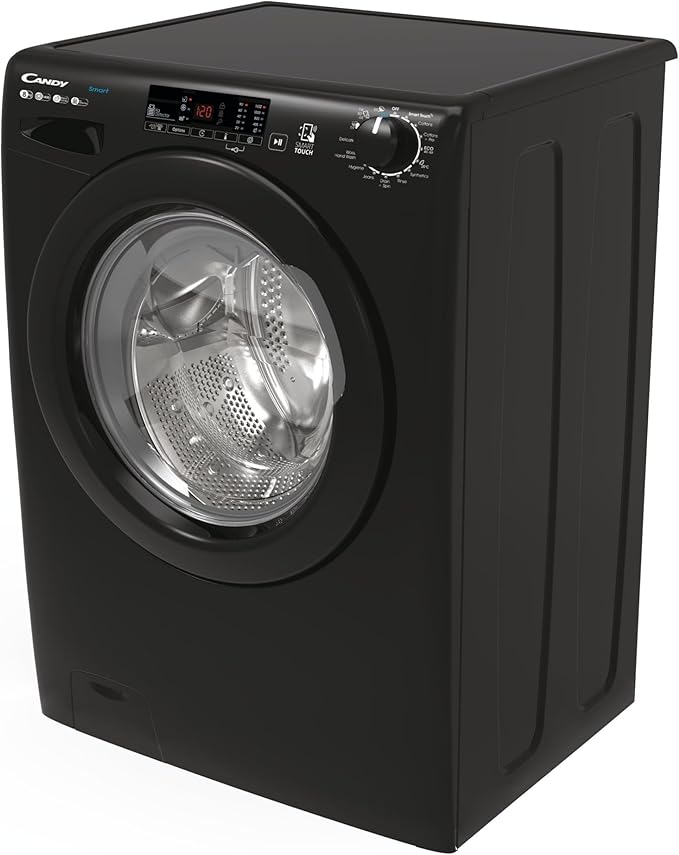 Clearance Candy CS148TWBB4/1-80 Freestanding 8kg 1400rpm Washing Machine-Black