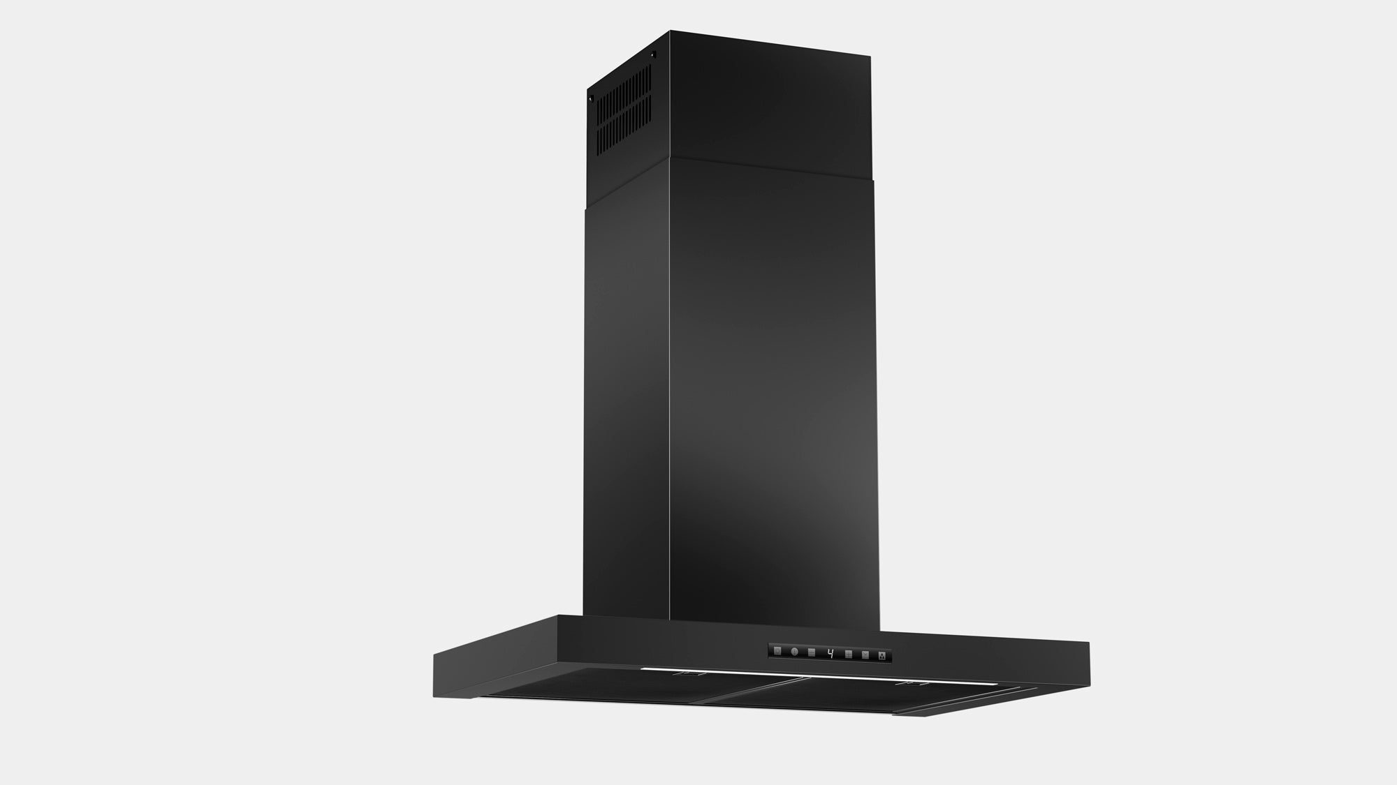 Airforce B-OX TSE 60cm Wall Mounted Cooker Hood with Touch Control Black Steel Finish