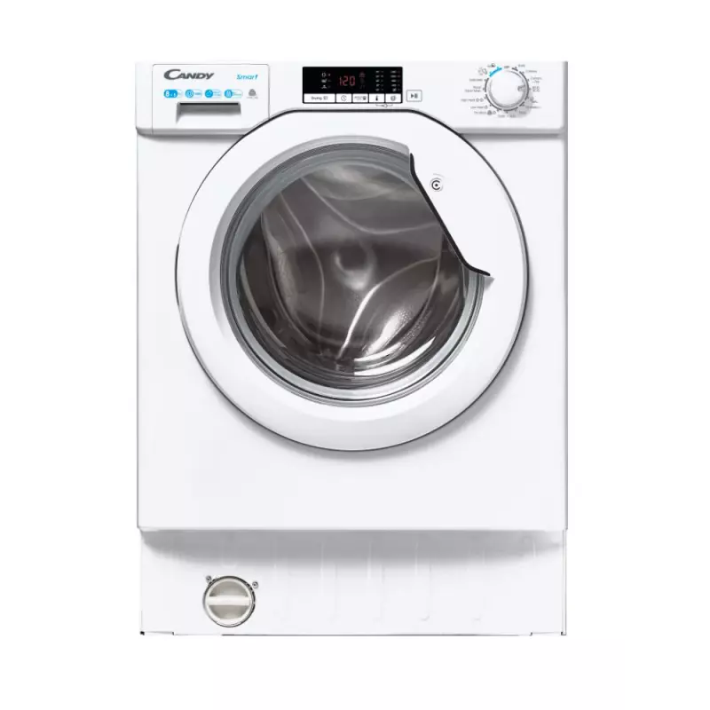 Clearance Candy CBD485D2E/1-80 8/5kg 1400rpm Built-In Washer Dryer - White