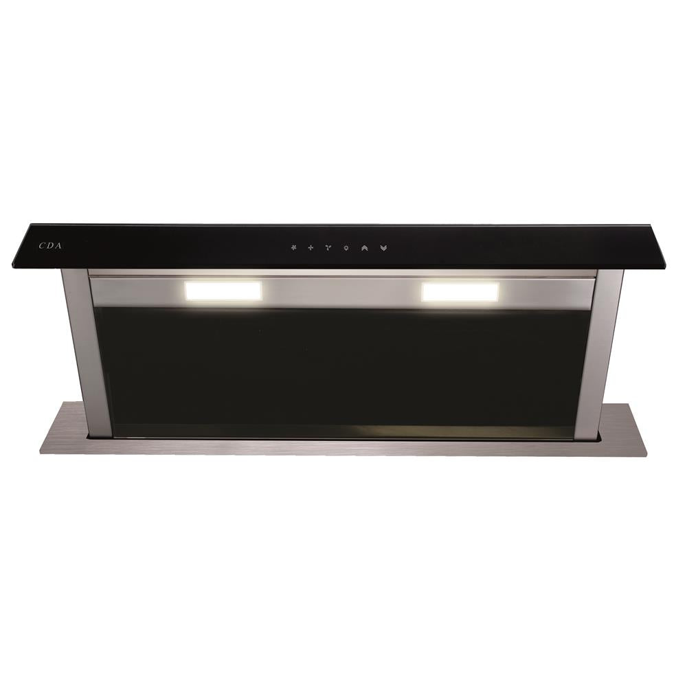 CDA EDD92BL 90cm down draft extractor