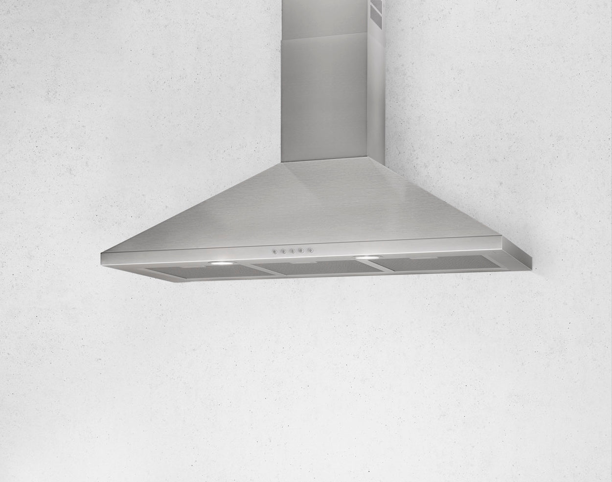 Airforce F0 D2 90cm Stainless Steel Chimney Wall mounted cooker hood with touch button controls