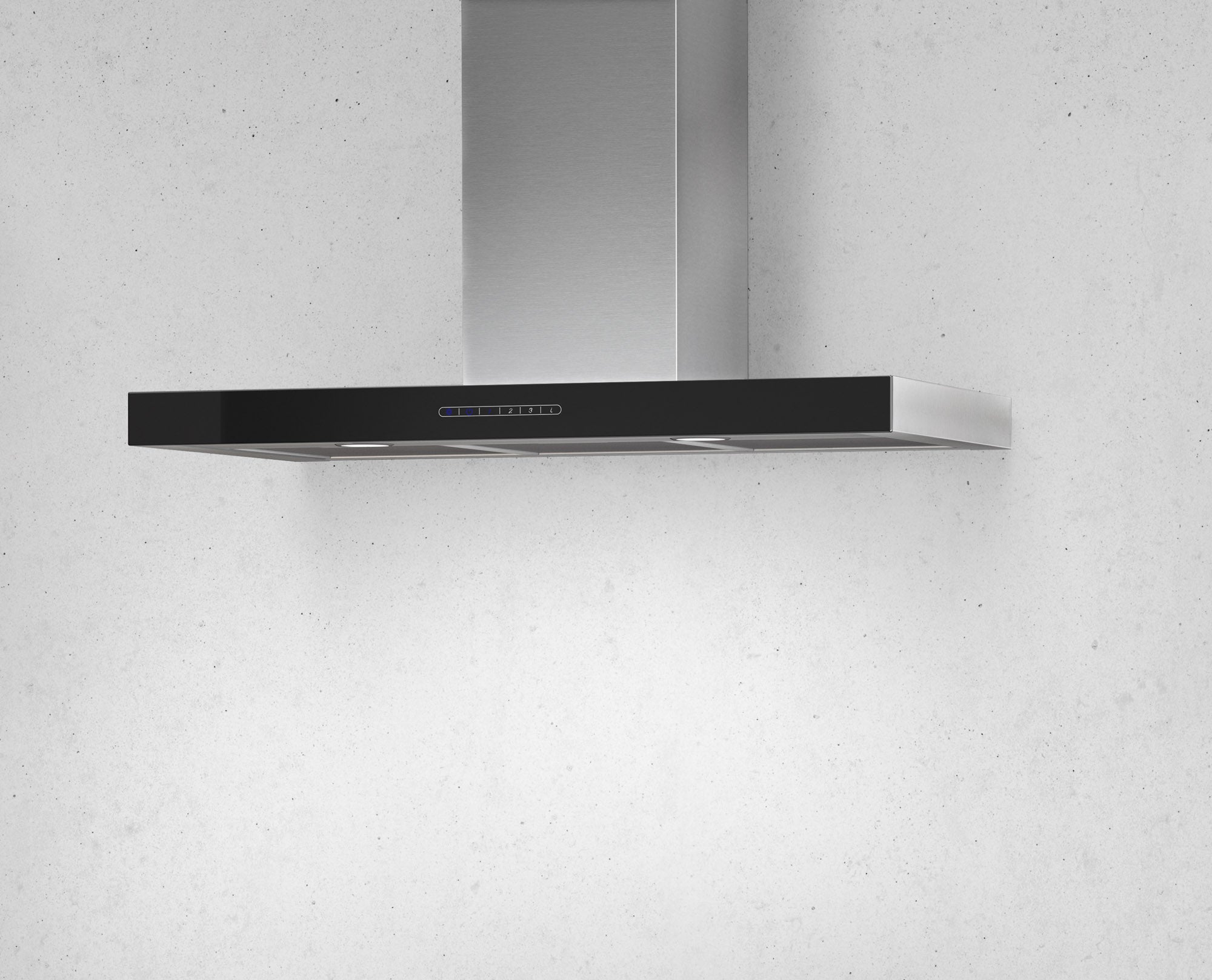 Airforce F205 90cm Wall Mounted Cooker Hood with Touch Control Glass Front in Stainless Steel Finish