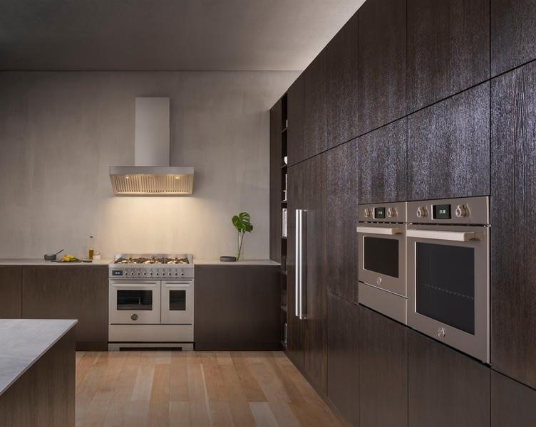 Bertazzoni 90 cm 6-burner electric double oven Professional Series- Stainless Steel