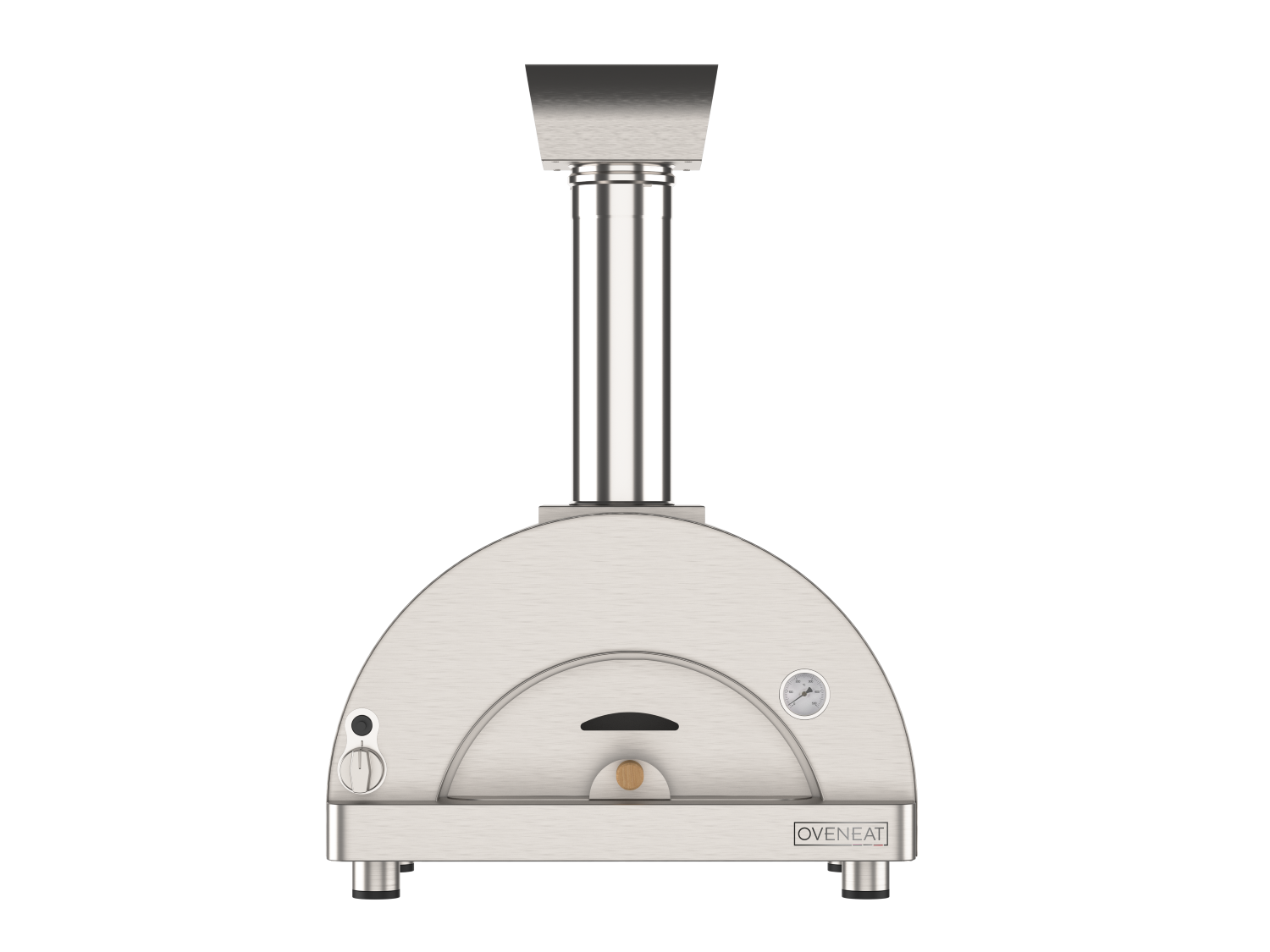 Oveneat GRX-1X Stainless Steel Gas Single Pizza Oven with Stainless Steel Door includes Pizza Peel