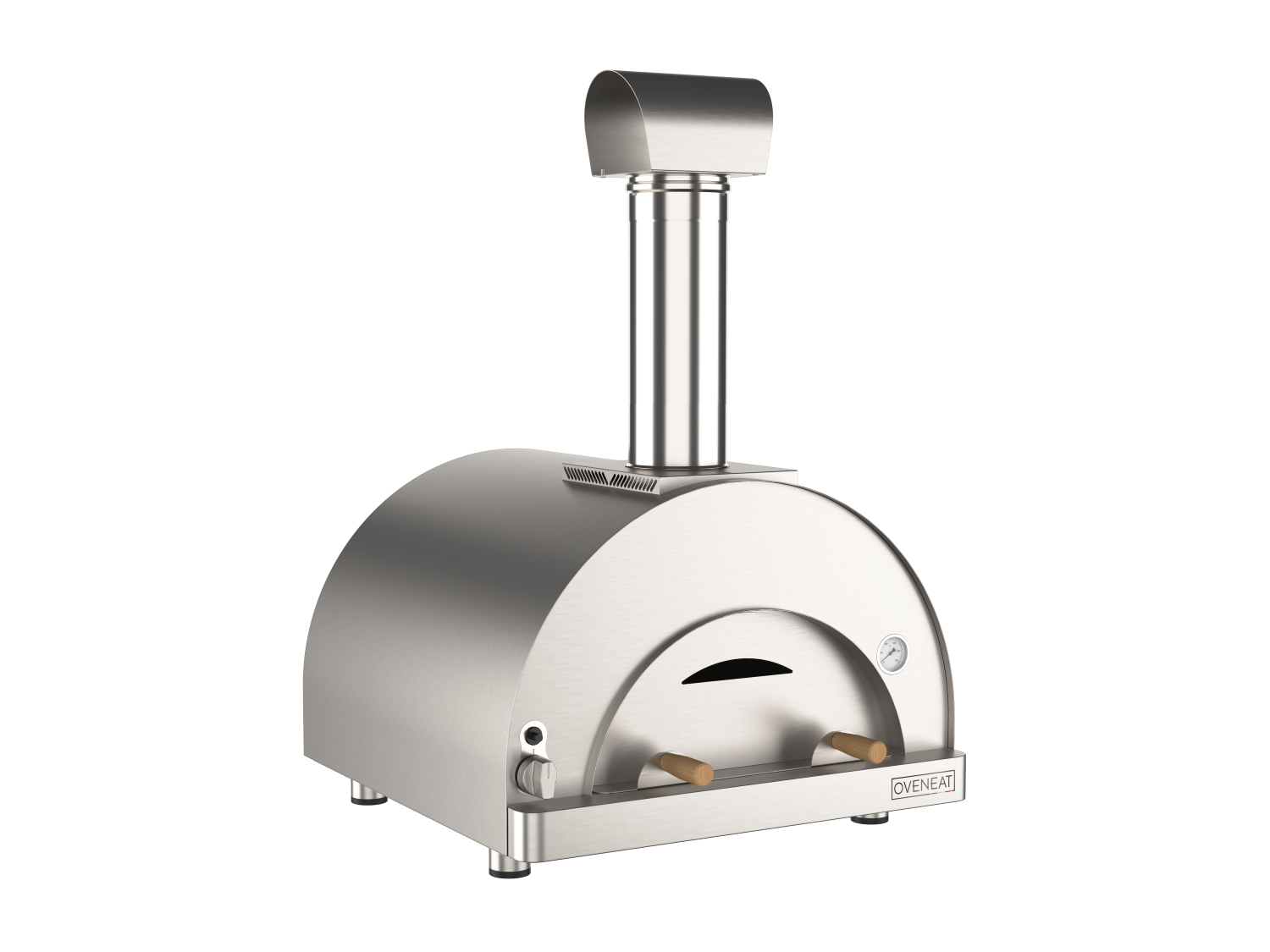Oveneat GRX-2X Stainless Steel Gas Double Pizza Oven with Stainless Steel Door includes Pizza Peel