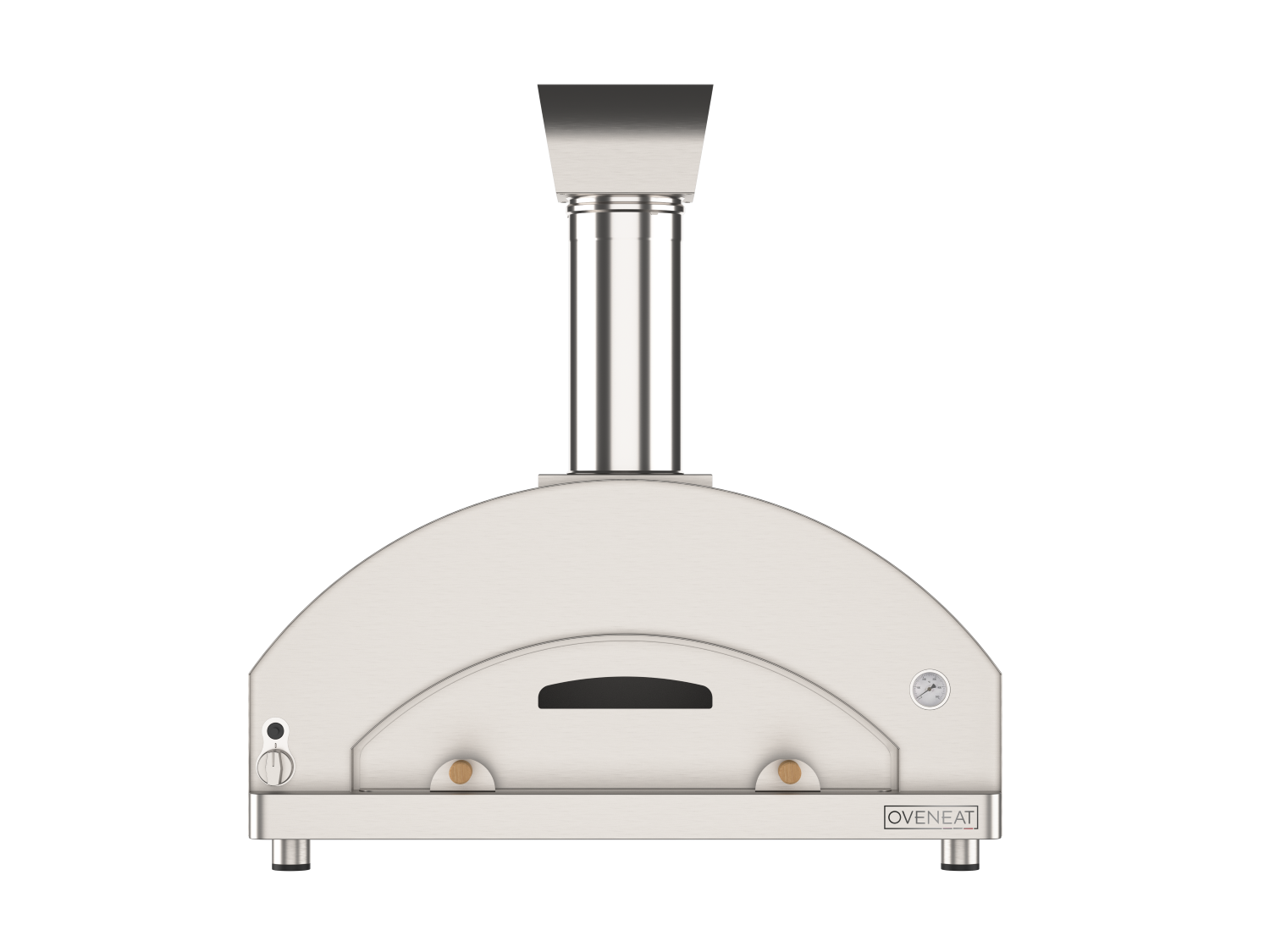 Oveneat GRX-5X Stainless Steel Gas Pizza Oven for upto Five Pizzas with Stainless Steel Door includes Pizza Peel