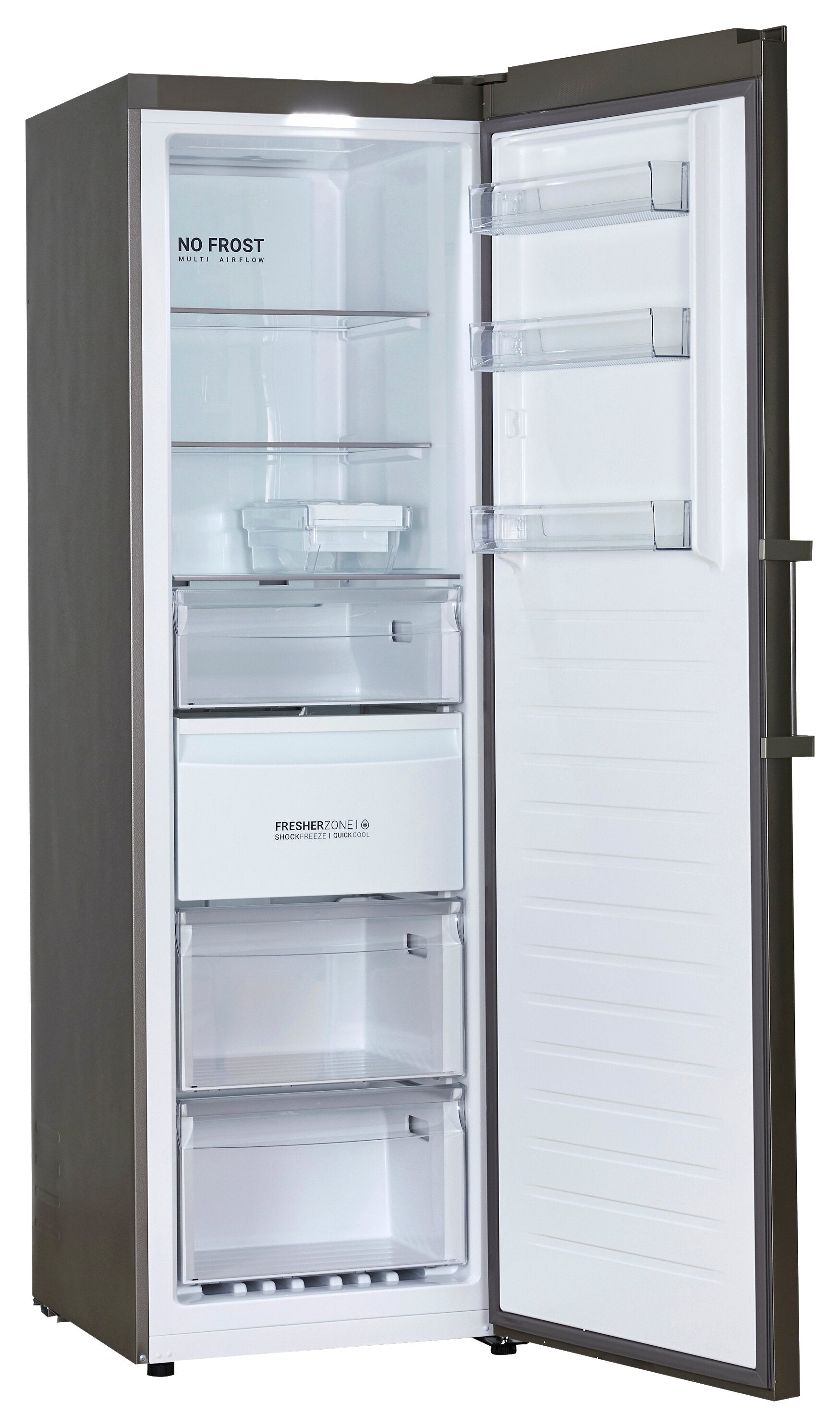 Clearance Haier H3F330SEH1 Tall Upright Freestanding Frost Free Freezer in Silver & Wifi