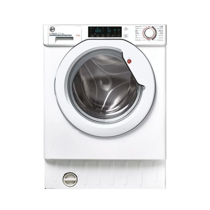 Clearance Hoover HBWOS69TMET-80 9kg 1600rpm Built-In Washing Machine - White
