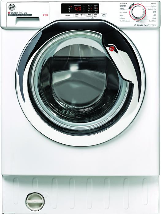 Clearance Hoover HBWS49D2ACE-80 9kg 1400rpm Built-In Washing Machine - White