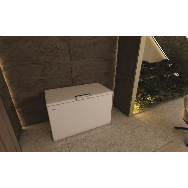 Clearance Haier HCE420EK 418 Litre Frost Free Smart Chest Freezer in white