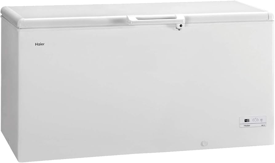 Clearance Haier HCE519F 504 litre Chest Freezer in White with LED lighting