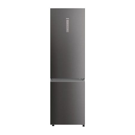 Clearance Haier HETR3619ENPB 60cm 3 Door Fridge Freezer in Slate Black