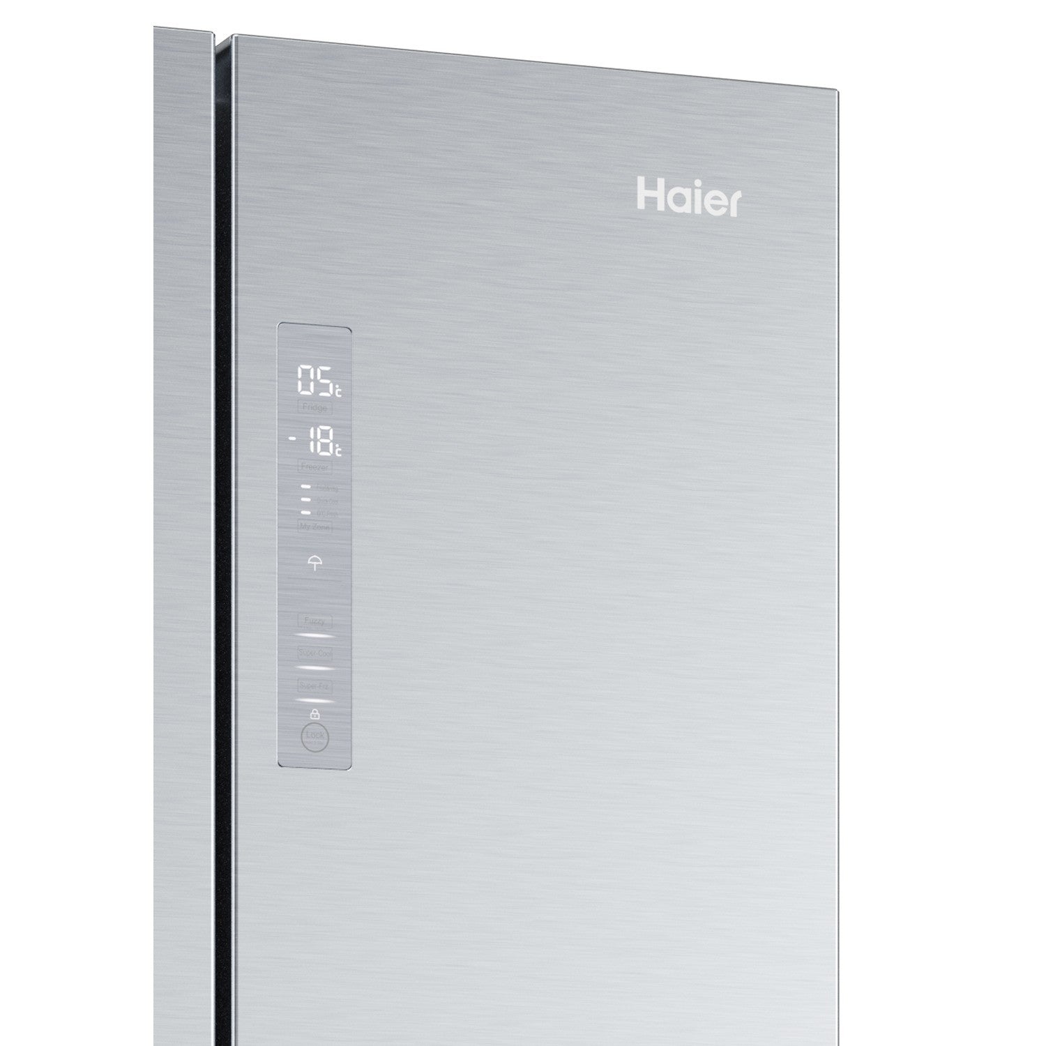 Clearance Haier HFR5719ENMG 70cm 2 Door 2 Drawer American Fridge Freezer in Silver