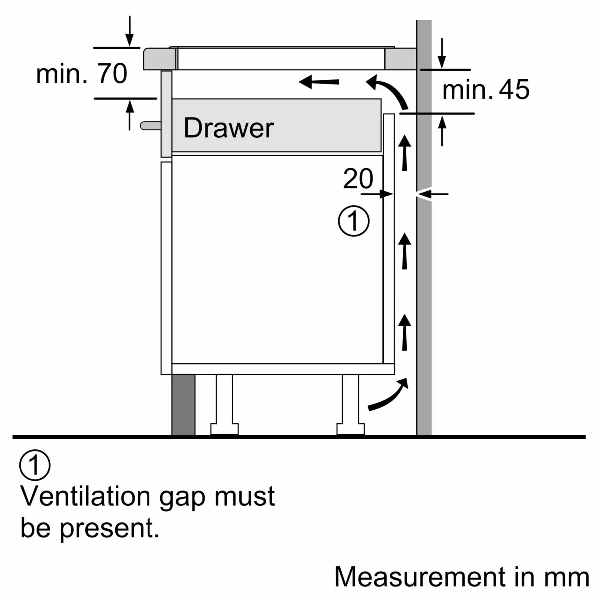 NEFF T58PHW1L0 N70 Induction hob 80 cm flush mount