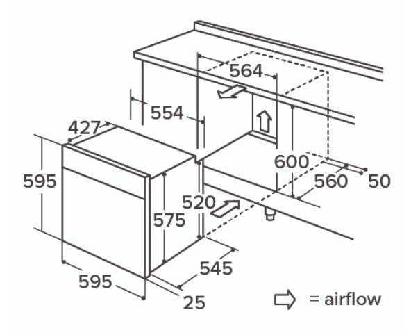 CDA SC020SS Eleven function Single multifunction oven, Stainless steel