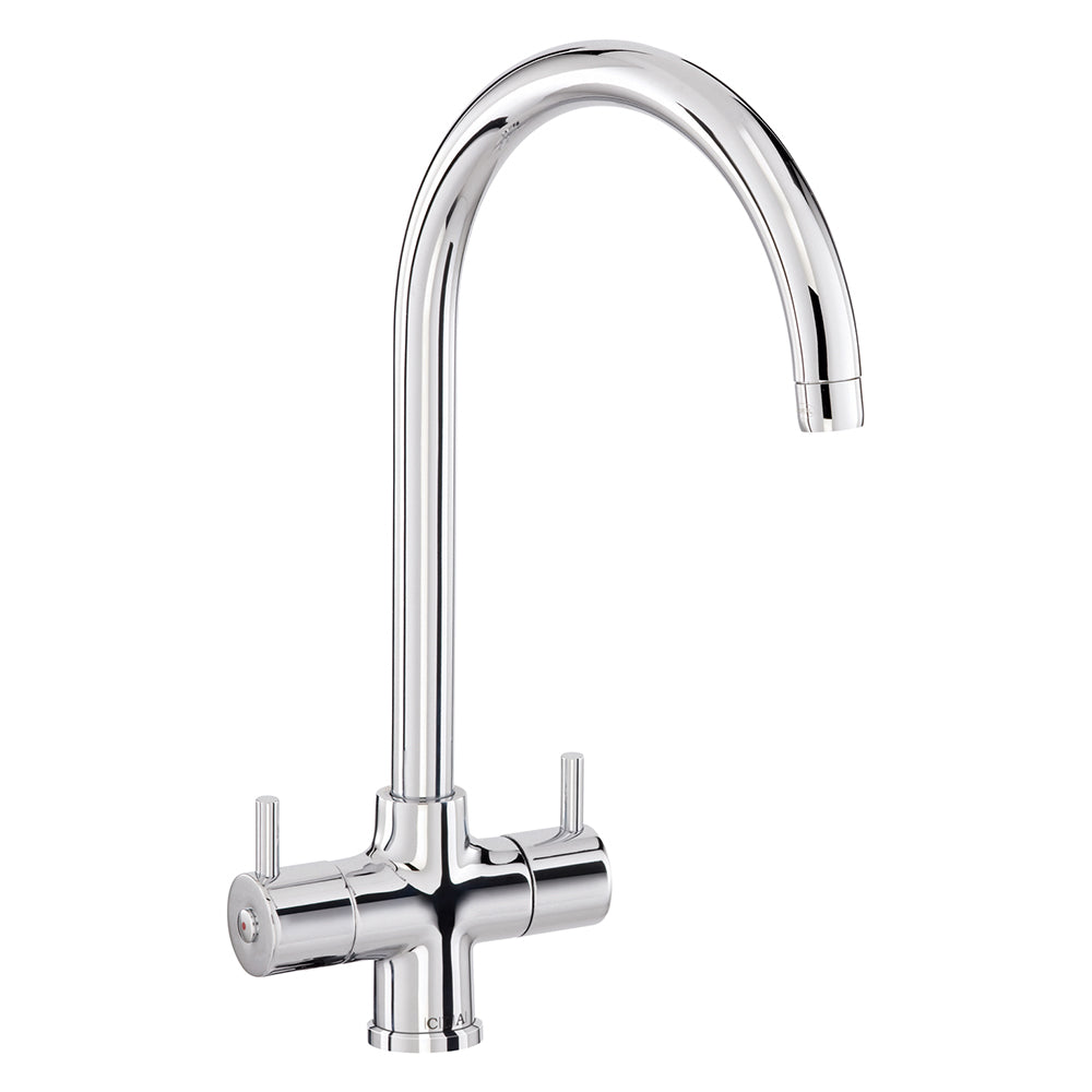 CDA TC55CH Monobloc tap with swan neck spout