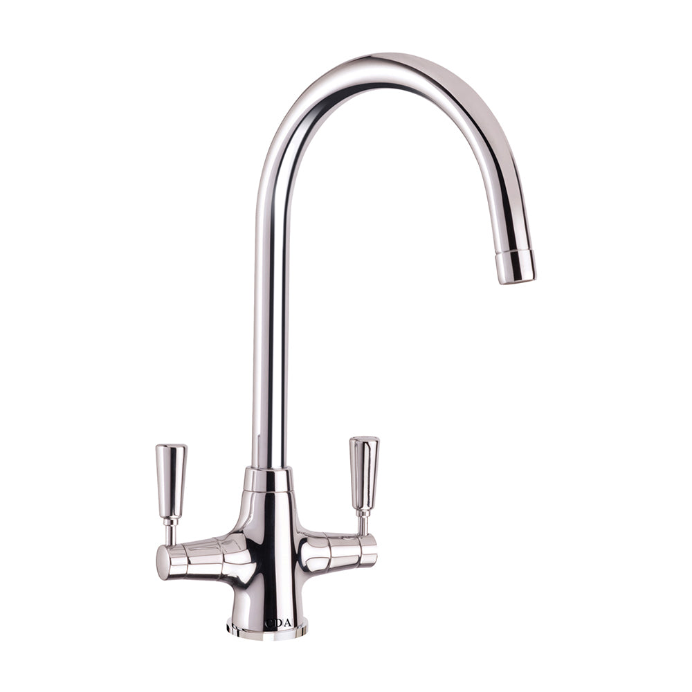 CDA TT41CH Traditional quarter turn lever monobloc tap