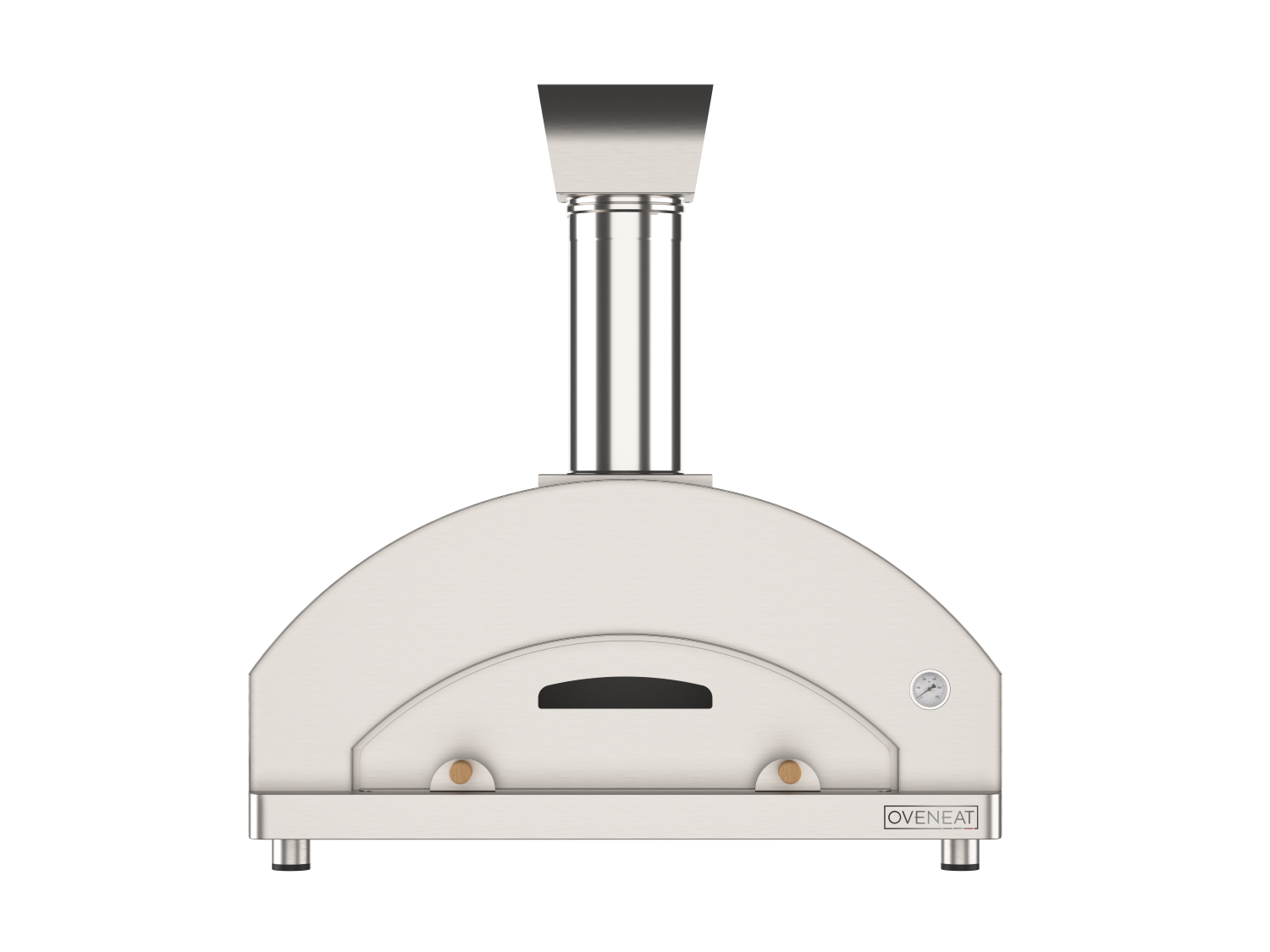 Oveneat WRX-5X Stainless Steel Wood Fired Pizza Oven for upto five pizzas with Stainless Steel Door this Includes Brazier & Pizza Peel