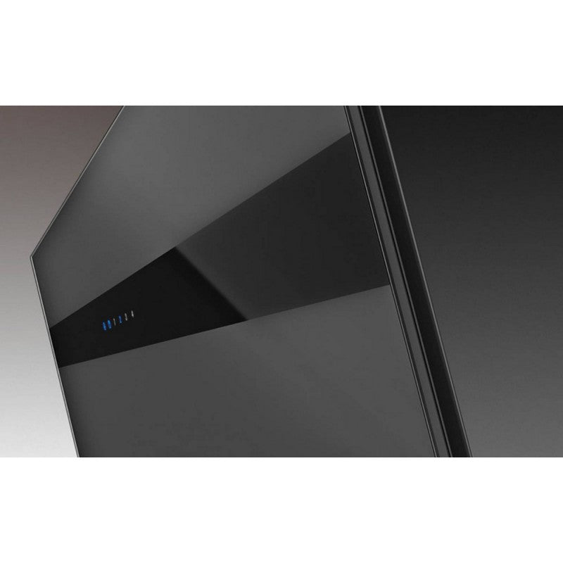 Airforce V4 80cm Wall Mounted Cooker Hood with Touch Control-Black Glass Finish