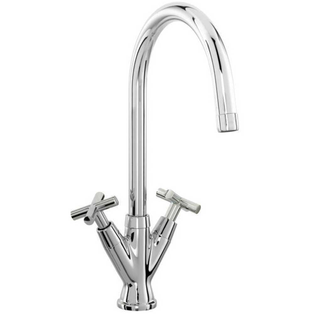 CDA TC41CH Quarter turn cross handle monobloc tap