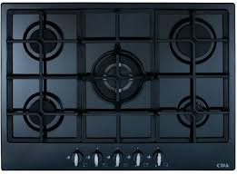 CDA HG7251BL 70cm five burner gas hob