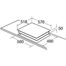 CDA HC6212FR Four zone ceramic hob