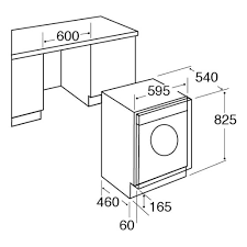 CDA CI981 8+6kg Integrated washer dryer