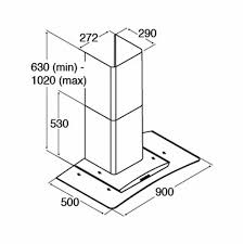 CDA ECP92BL Curved glass extractor