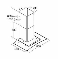 CDA ECP82SS Curved glass extractor