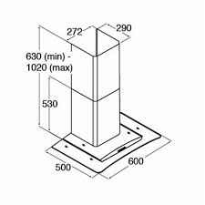 CDA ECP62SS Curved glass extractor