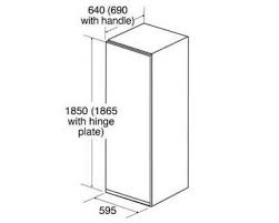 CDA FF881SC Freestanding full height frost free freezer