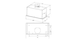 CDA CCG60BL 60cm gesture canopy hood