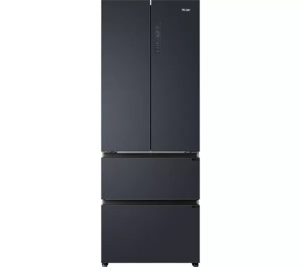 Clearance Haier HFR5719ENPB 70cm 4 Door Fridge Freezer - Slate Black