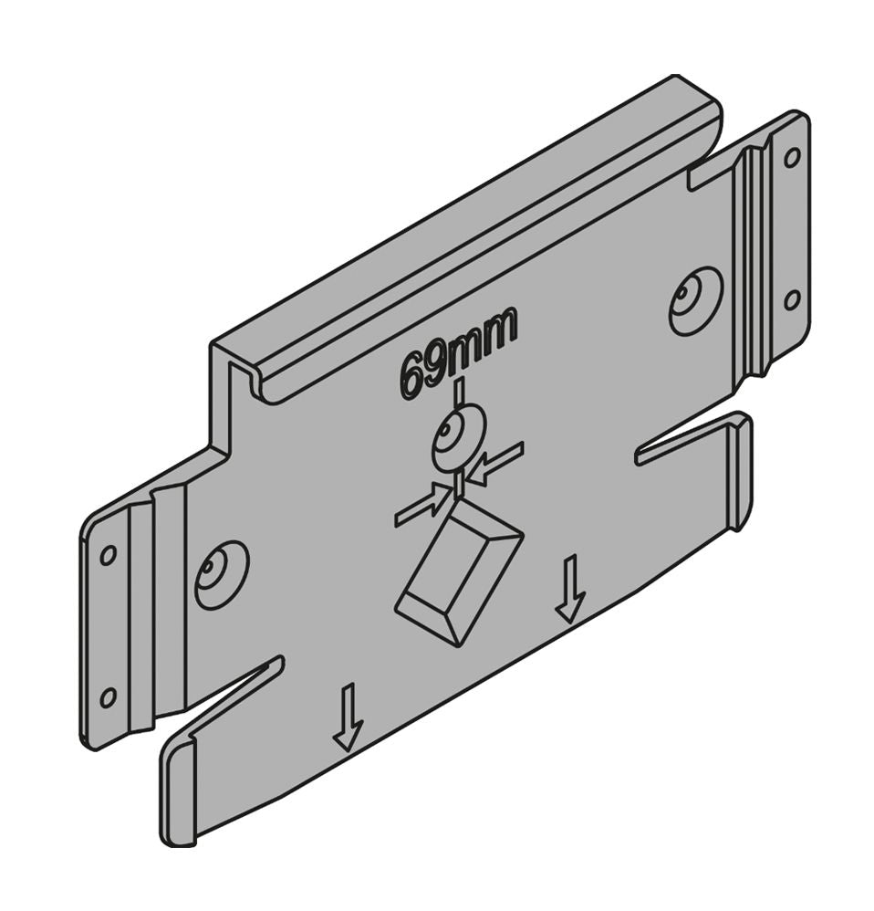 SERVO-DRIVE Flex Mounting Plate For Dishwashers Z10C5005